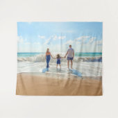 Aangepaste uw foto tapijt gepersonaliseerde cadeau wandkleed (Voorkant (horizontaal))