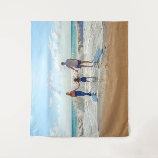 Aangepaste uw foto tapijt gepersonaliseerde cadeau wandkleed (Voorkant)