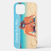 Aangepaste uw foto Tekst Naam iPhone Case Gift (Achterkant)