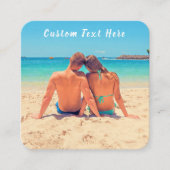 Aangepaste uw foto Visitekaartje gepersonaliseerd (Voorkant)