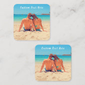 Aangepaste uw foto Visitekaartje gepersonaliseerd (Voorkant / Achterkant)