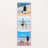 Aangepaste uw Fotocollage Yoga Mat met Tekstnaam (Voorkant)