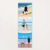 Aangepaste uw Fotocollage Yoga Mat met Tekstnaam (Achterkant)
