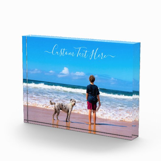 Aangepaste uw foto's gepersonaliseerd fotoblok (Rechts)