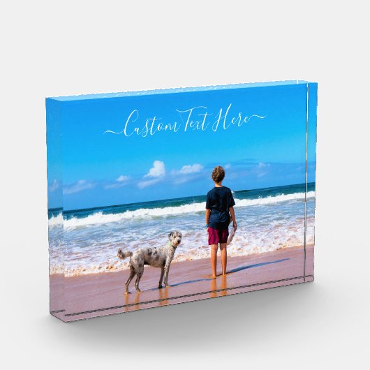 Aangepaste uw foto's gepersonaliseerd fotoblok (Links)