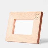 Aangepaste uw jubileum of verjaardag geëtste Lijst Gegraveerde Lijstjes (Links)