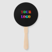 Aangepaste uw Logo Business promotionele handventi Handwaaier (Voorkant)