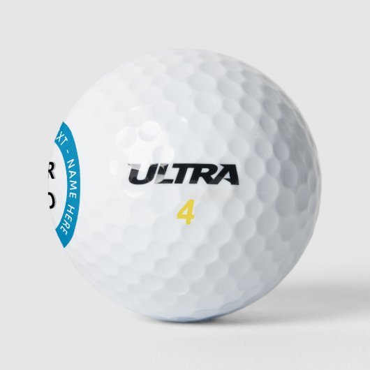 Aangepaste uw Logo en tekst golfballen Kies kleure (Logo)