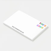 Aangepaste uw Logo en tekst promotiebedrijven Post-it® Notes (Schuin)