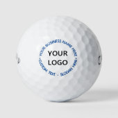 Aangepaste Uw Logo Naam Tekststempels Golfballen (Voorkant)