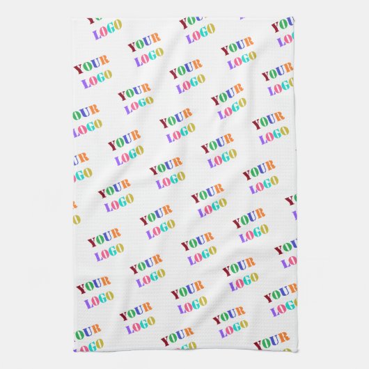 Aangepaste uw Logo of foto bedrijf keukenhanddoek (Verticaal)