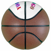 Aangepaste Uw Logo of Foto Gepersonaliseerde Baske Basketbal (Rechts)