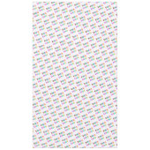 Aangepaste Uw Logo of Foto Tafelkleed Sjabloon (Voorkant)