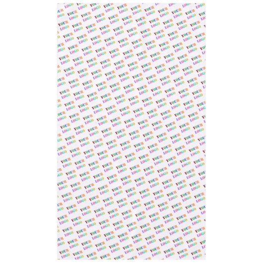 Aangepaste Uw Logo of Foto Tafelkleed Sjabloon (Voorkant)