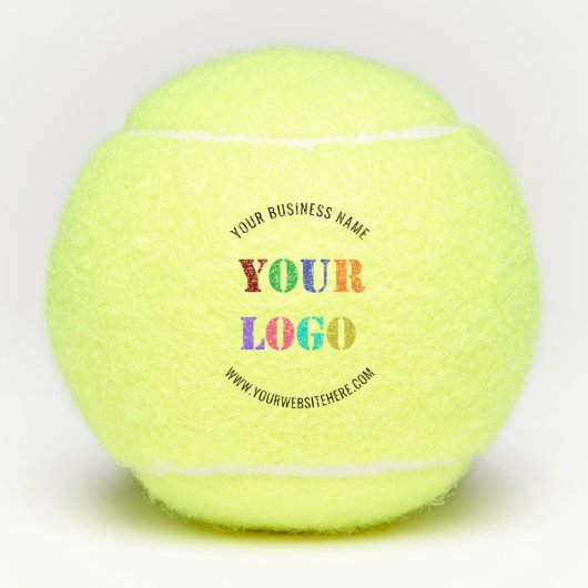 Aangepaste uw Logo promotionele zakelijke tennisba Tennisballen (Voorkant)