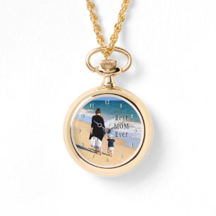 Aangepaste uw moeder foto kijken en tekst beste mo horloge