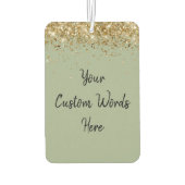 Aangepaste uw offerte hier gepersonaliseerde Sage  Luchtverfrisser (Achterkant)