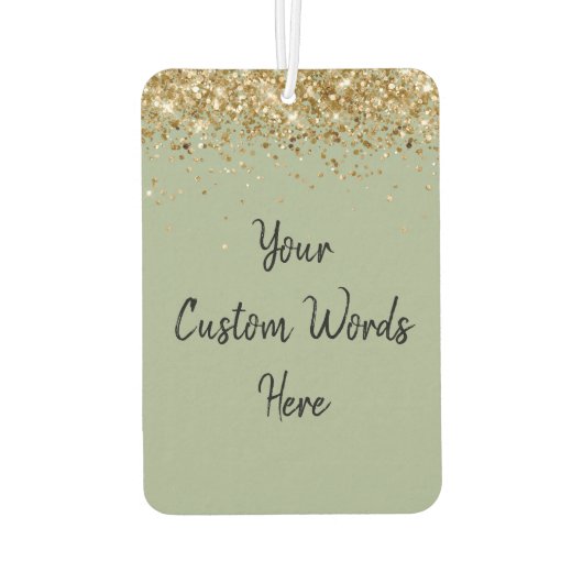 Aangepaste uw offerte hier gepersonaliseerde Sage  Luchtverfrisser (Achterkant)