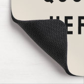 Aangepaste uw offerte hier gepersonaliseerde tekst muismat (Hoek)