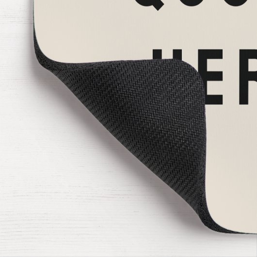 Aangepaste uw offerte hier gepersonaliseerde tekst muismat (Hoek)