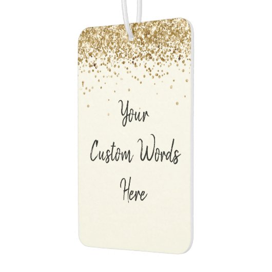 Aangepaste uw offerte hier gepersonaliseerde wit g luchtverfrisser (Links)