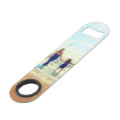 Aangepaste uw Photo Bar Key gepersonaliseerd cadea Speed Flessenopener (Achterkant Gekanteld)