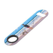 Aangepaste uw Photo Bar Key Gift met Tekst Speed Flessenopener (Voorkant Gekanteld)