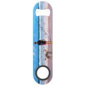 Aangepaste uw Photo Bar Key Gift met Tekst Speed Flessenopener (Achterkant)