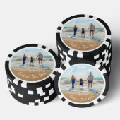 Aangepaste uw Photo Poker-chips met tekstnaam Poker Chips (Opstapeling)