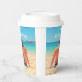 Aangepaste uw Photo Valentijnsdag Paper Cups Papieren Bekers (Links)