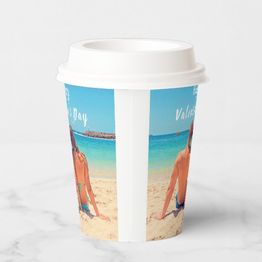 Aangepaste uw Photo Valentijnsdag Paper Cups Papieren Bekers (Rechts)