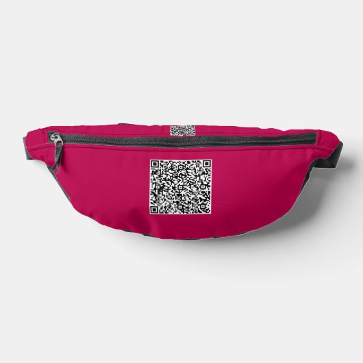 Aangepaste uw QR-code Fanny Pack - Kies kleuren Heuptasje (Liggend)