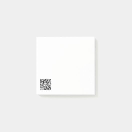 Aangepaste uw QR-code gepersonaliseerde Post it No Post-it® Notes (Voorkant)