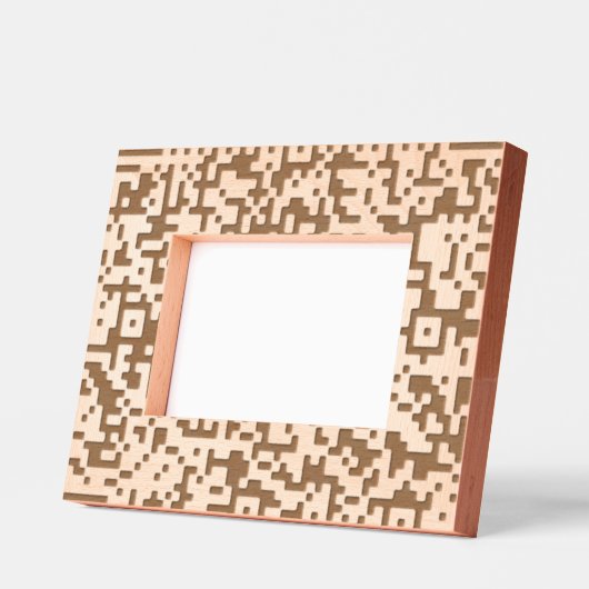 Aangepaste uw QR-code Modern design geëtste Lijste Gegraveerde Lijstjes (Links)