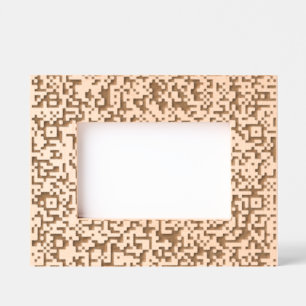 Aangepaste uw QR-code Modern design geëtste Lijste Gegraveerde Lijstjes