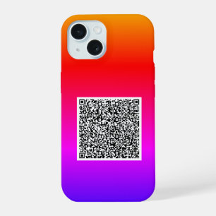 Aangepaste uw QR-code Scan gepersonaliseerde iPhon iPhone 15 Case