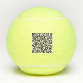 Aangepaste uw QR-code scan gepersonaliseerde tenni Tennisballen (Voorkant)