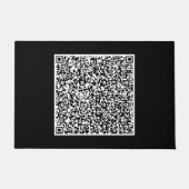 Aangepaste uw QR-code Scan Info Kleur Deurmat (Voorkant)