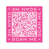 Aangepaste uw QR-code Scan Info Zelfinktstempel Zelfinktende Stempel (Design)