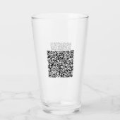Aangepaste uw QR-code scaninfo gepersonaliseerd gl Glas (Achterkant)