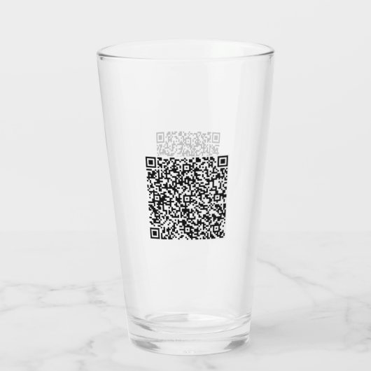 Aangepaste uw QR-code scaninfo gepersonaliseerd gl Glas (Achterkant)