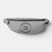 Aangepaste uw QR-code tekst Fanny Pack Kies kleure Heuptasje (Liggend)