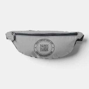 Aangepaste uw QR-code tekst Fanny Pack Kies kleure Heuptasje