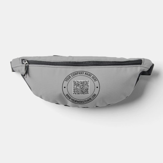 Aangepaste uw QR-code tekst Fanny Pack Kies kleure Heuptasje (Liggend)