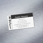 Aangepaste vacuümreparatie Verkooponderhoud Magnetisch Visitekaartje (Voorbeeld)