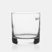 Aangepaste vader & dochter foto whisky glas (Rechts)