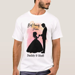 Aangepaste vader en dochter - beste vrienden voor t-shirt