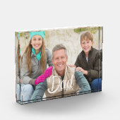 Aangepaste Vader Gevestigd Foto (Links)