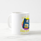 Aangepaste Vader Grappen Vader Funny Papa Vintage Koffiemok (Voorkant links)