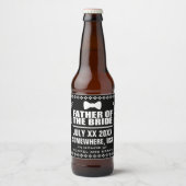 Aangepaste vader van de bride bier etiket (Voorkant)